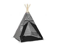 Fun with mum TEE-MAT-BLA-WHI Tipi Set tapis de sol Multicolore