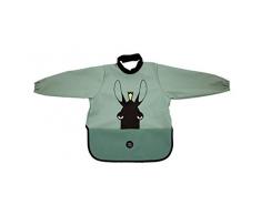 babyLivia Bavoir à manches longues Vert poudré