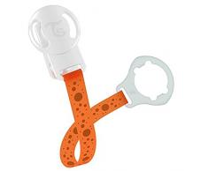 twistshake ts-78096 Clip universel attache sucette, Orange, sans BPA