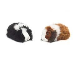 WWF - Peluche Cochon dInde - Réaliste avec Nombreux Détails Ressemblants - Douce et Souple - Normes CE - 19 cm - Marron
