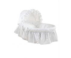 Bambisol Couffin en Osier Tramé Blanc