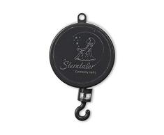 Sterntaler Boîte à Musique Interchangeable, Tous les Oiseaux Sont Déjà Là, Convient dès la Naissance, 12 x 7 x 4 cm, Gris Foncé