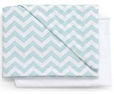 Italbaby 020.1006-003 Parure de lit 3 pièces Zigzag Vert menthe