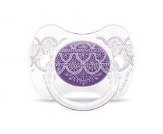 Suavinex 3162098-1 Sucette en silicone Physiologique Violet 4-18 m