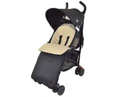 Chancelière/Cosy orteils Compatible avec Buggy Poussette Poussette Landau Sable