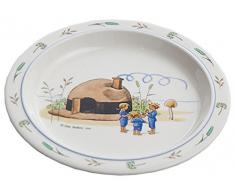 Rätt Start Hat Cottage Assiette plate Motif personnage