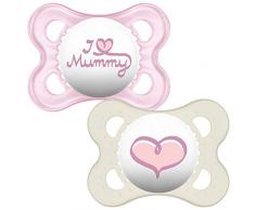 MAM I Love Mummy Tétine pour bébé avec étui de voyage autostérilisant