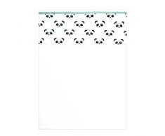Panda Dreams 1 Drap pour poussette ou un lit bébé, 75 x 100 cm, VERT