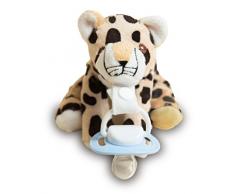 Uggogg & Inny, clip solide pour changer de sucette de votre choix. Adorable, léger et câlin, pour votre bébé, votre tout-petit ou votre nourrisson. Lavable. Cadeau de fête prénatale.