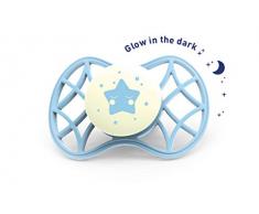 Nuvita 7065 Air55 Cool - Sucette Symétrique pour Bébé - Garanties sans BPA – Capuchon de Stérilisation - Marque UE - Conçues en Italie