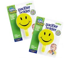 Baby Buddy Lot de 2 tétines Smiley pour garçons et filles