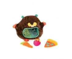 BTOYS- Castor GLOUTON B Toys Doudou De Rangement, BX1516, Marron