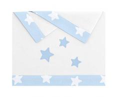 Pekebaby NOVA Drap-housse pour berceau Bleu 70 x 140 cm