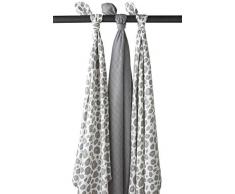 Meyco 451021 Swaddle Lot de 3 chiffons de poupée en mousseline 100% coton 120 x 120 cm