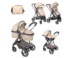 Lorelli 10021331903 Poussette Combinée 2 en 1 avec Siège Auto Sola Set