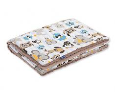 Pepi Leti 685843716402 Couverture pour bébé en forme de grenouille Marron 100 x 75 cm