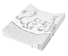 Matelas à langer à 2 rebords Taille 50/65 cm (plusieurs motifs disponibles)