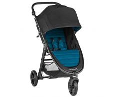 Baby Jogger City Mini GT2 poussette tout-terrain légère, pliage rapide à une main, mystique (noir/turquoise)