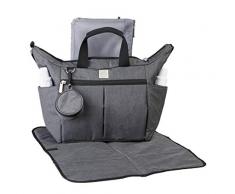 ERGObaby Sac à langer et sac à langer multifonction imperméable avec matelas à langer pour les voyages