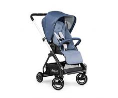 Hauck Apollo Poussette jusquà 25 kg avec Couvre Jambes, Siège Reversible, Réflecteurs, Réglable en Hauteur, Pliable Compacte, Compatible avec Nacelle et Siège Auto Cosi - Bleu