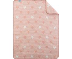 Sei Design couverture bébé - couverture peluche pour lit bébé et landau | tapis d’éveil | tapis d’activité pour la maison | Mélange de coton - très doux et facile dentretenir, 90x120 cm