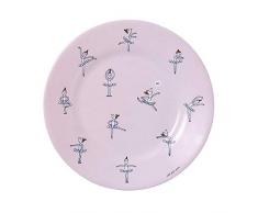 Petit Jour Paris - DA920N - Assiette à dessert les Ballerines - Parfaite pour le dessert