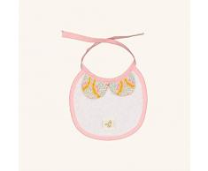 LA CIGOGNE DE LILY Bavoir à Col Poupée