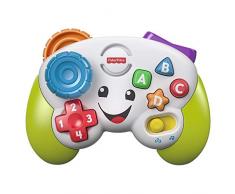 Fisher-Price la Manette de jeu et dapprentissage, jouet interactif musical et lumineux pour bébé, avec modes apprentissage et jeu, 6 mois et plus, FWG13