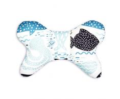 Fun with mum BUT-PIL-SEA-ADV Coussin de nuque Motif papillons Multicolore