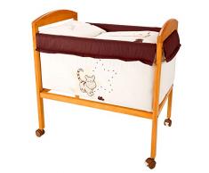 babyline Série 29 – Mini berceau de bois carrée, Unisexe