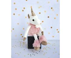 Histoire dOurs Peluche Licorne 25 cm