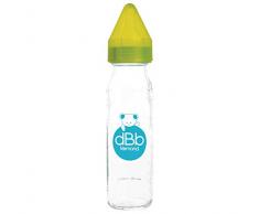 dBb Remond RégulAir Biberon avec Tétine NN en Silicone sous Boîte Vert Translucide 240 ml
