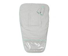 babyline 5000637 – matelas pour chaise, Unisexe, Couleur eau Marine