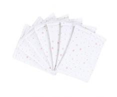 Babybay 160870 Tour de lit Ultrafresh en piqué Convient pour Le modèle Maxi, Boxspring, Midi et Comfort Plus, Blanc avec mélange détoiles Sable/FRA, Multi Color, Taille Unique