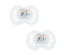 Bébé Confort Set de 2 Sucettes Réversible en Silicone Bleu