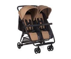 Be Cool Poussette Double Ziszas Adapté au Nouveau-Né avec Inclinaison Indépendante/Multiposition 1 Unité