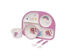 Tuc Tuc 6736 Enjoy & Dream Service de table en bambou Rose