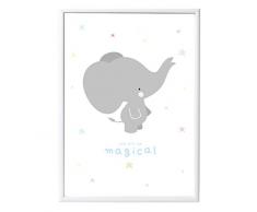 A Little Lovely Company Poster Éléphant