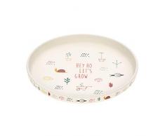 LÄSSIG Assiette pour enfants Plats pour enfants/Garden Explorer Filles