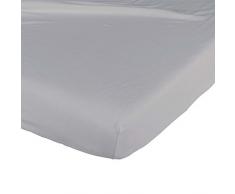 Tinéo Drap Housse Imperméable Gris 60 x 120 cm