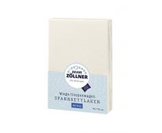 Julius Zöllner Drap-Housse Jersey pour le Berceau - Ecru - 90/40 cm