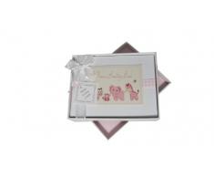 White Cotton Cards Album photos Motif ensemble de jouets avec titre en anglais Nanas Boasting Book Vichy rose