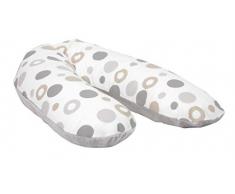Snoozzz Coussin dAllaitement/Maternité Blanc/Gris