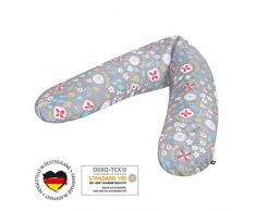 Julius Zöllner Coussin dallaitement, coussin de grossesse, coussin de rangement, garnissage en flocons très confortable et souple env. 180 cm