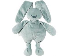Nattou Peluche Lapin Lapidou, Compagnon dès la Naissance, 36 cm, Vert de gris