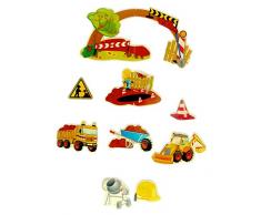 Hess Jouet en bois 30287 – Mobile chantier