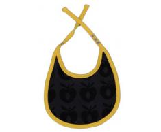 Småfolk Bavoir Motifs petites pommes Bavoir (Gris, Taille unique)