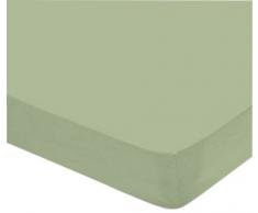 Draps housse Tissu Eponge 80% coton 20% polyester vert 40x90