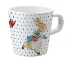 Petit Jour Paris - BP913G - Mug Pierre Lapin - Parfait pour le petit dej! Blanc
