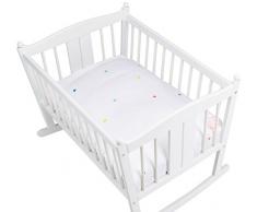 Miss Princess and Little Frog Housse de Couette Tacheté en Tencel 80 x 80 cm